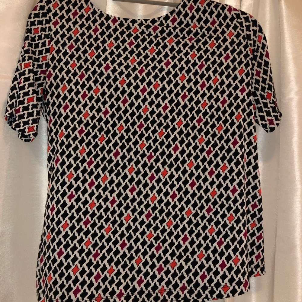 Liz Claiborne houndstooth top